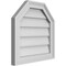 Ekena Millwork Octagonal Top Surface Mount PVC Gable Vent w/ 2"W x 1-1/2"P Brickmould Frame, 18"W x 18"H GVPOT18X1802SN - alternate 4